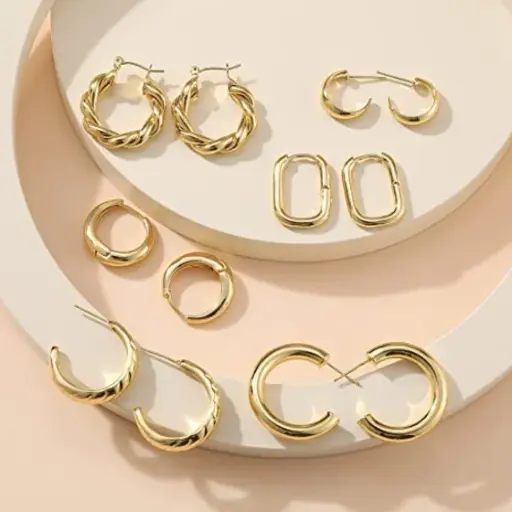 Hoop Earrings Set (3 sizes)