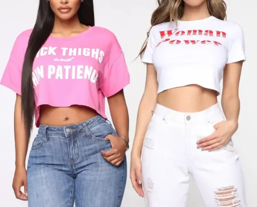 Graphic Crop Tee