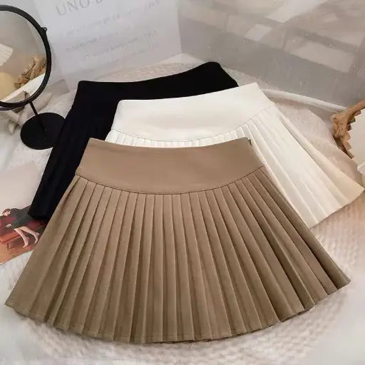  Pleated Mini Skirt